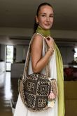 Laundry B Geo Jute Circle Bag
